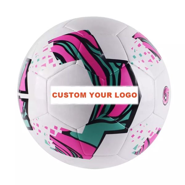 

official size 4/5 soccer ball training custom pvc machine stitched football with rubber bladder