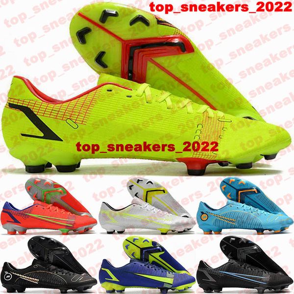 

soccer shoes mercurial vapores 14 elite fg soccer cleats football boots size 12 cr7 blue botas de futbol sneakers us12 eur 46 mens football, Black