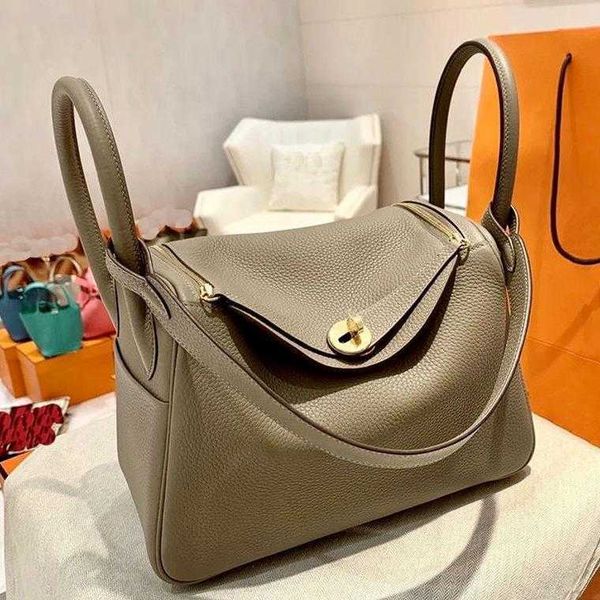 

herme bags original designer lindys mother cowhide doctor leather women's 2022 versatile one shoulder portable pillow medicinevzkd hand