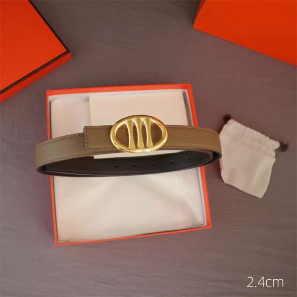 

designer belt for womens luxurys mens genuine leather belts woman fashion waistband cintura ceinture golden buckle h belt 2.4cm 2211072d, Black;brown