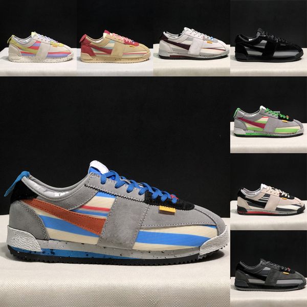 

men sports cortez casual shoes fashion designer sp coral stardust blue purple lemon frost smoke grey women sneakers trainers size 36-45