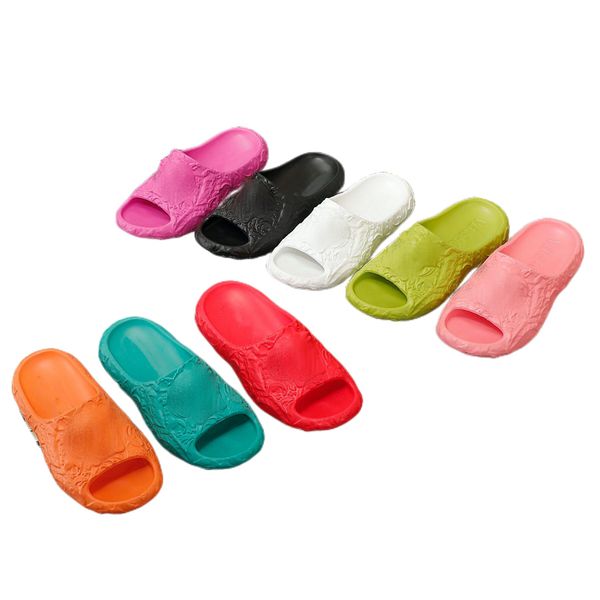 

slippers anti-skid thick soled sandals lovers flat shoes soft waterproof bathroom resort beach, Black
