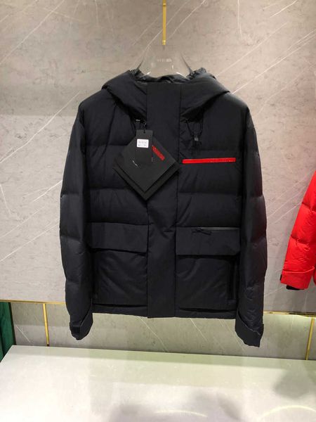 

designer luxury down jacket women fur ruff monc classic fashion and multi function essential hoodies mens monclair jackets winter warm cloth, Black
