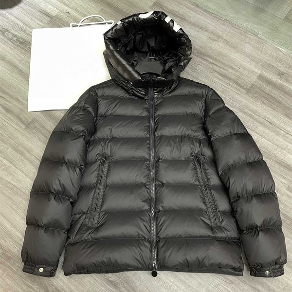 

designer luxury down jacket fur ruff womens classic fashion and multi function hoodies mens jackets winter warm clothing hoody 5a3rlo y67k, Black