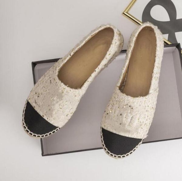 

casual shoes women espadrilles summer ladies flat beach half slippers fashion woman loafers fisherman canvas shoe with box size, Black