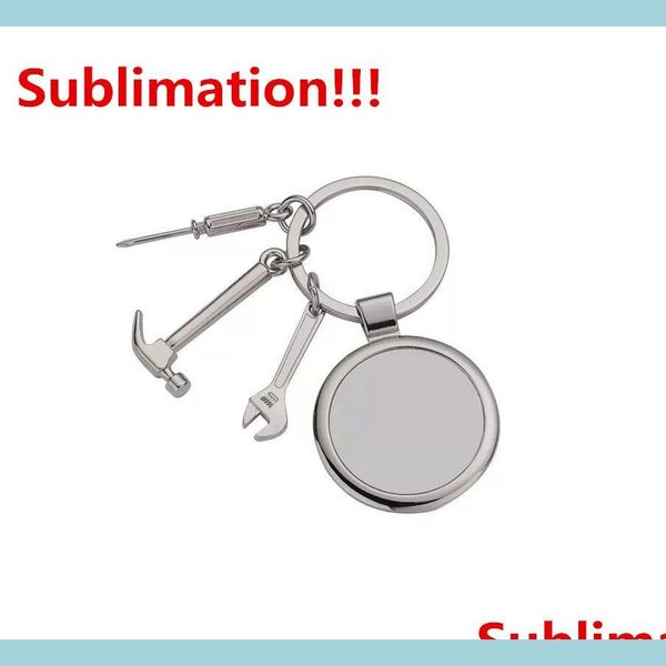 

party favor new party favor sublimation fathers day tool keychain keychains european and american ornaments drop delivery home garde dhjni