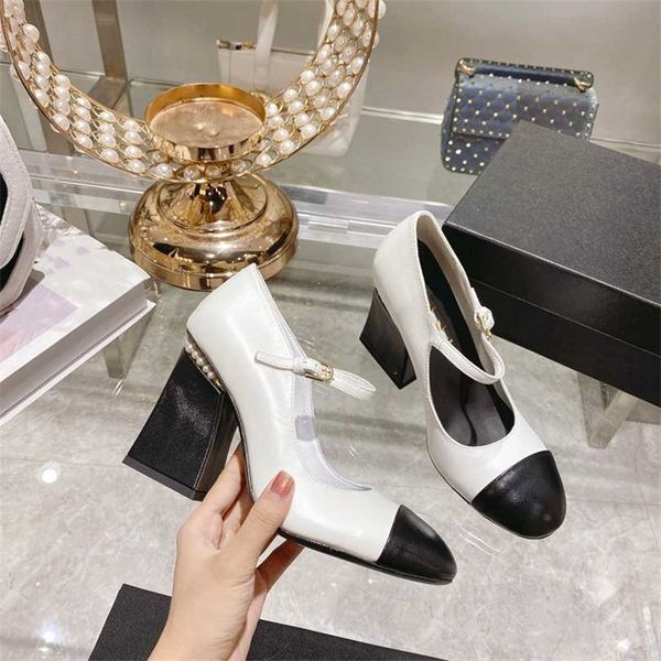 

dress shoes fashion women leather channel high heel letter logo party wedding tourism holiday casual flat shoes 04, Black