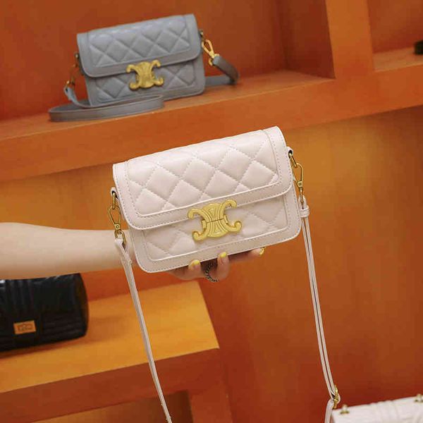 

bag women's new 2022 triumphal arch rhombic tofu korean version foreign style small square one shoulder crossbody