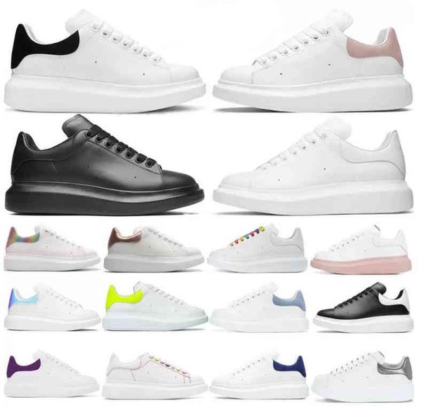 

casual shoes espadrilles flats sneakers shoe 3m reflective sneaker platform oversized men luxury mens womens mcqueens alexander, Black