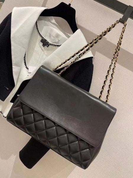 

women's boutique shoulder bag luxury designer sheepskin armpit bags classic diamond lattice buckle hardware fashion printing casual mes