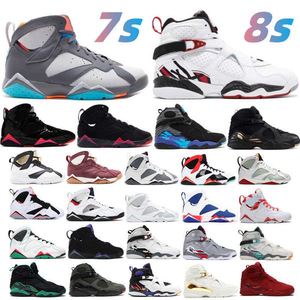

basketball shoes mens sneakers women trainers university blue bordeaux hare electric green 7 7s dmp cactus 8 8s playoffs quai 54