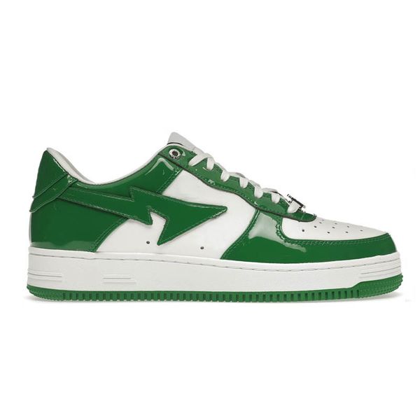 

shoes designer women 2023 2022 bapesta baped men casual shoes designer bapesta sk8 sta platform sneakers dunks vintage patent leather black