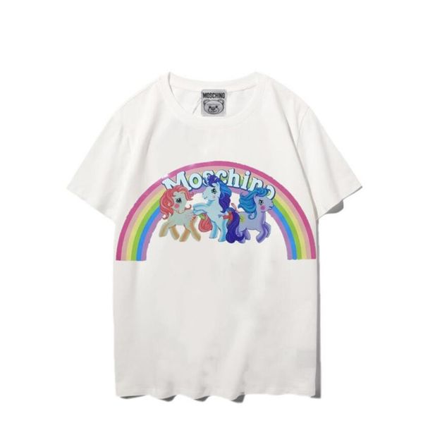 

2021 mens fashion t shirt designers men clothing black white tees short sleeve women's casual hip hop streetwear tshirts287m