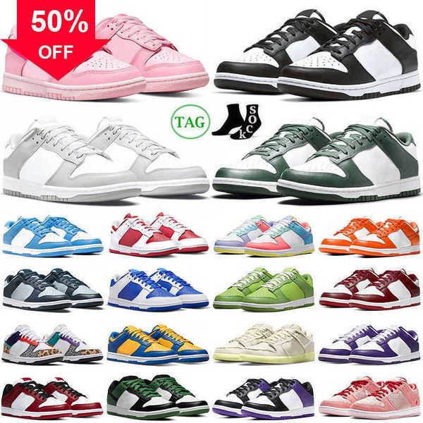 

dress shoes running shoes for men women sb dunks lows panda triple pink unc mummy team green grey fog syracuse cactus jack dunksb mens train, Black