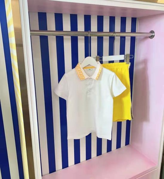 

baby boy clothe set white polopants designer girl fashion outfits 110160 cm infant girls summer outfits sets 20228902207