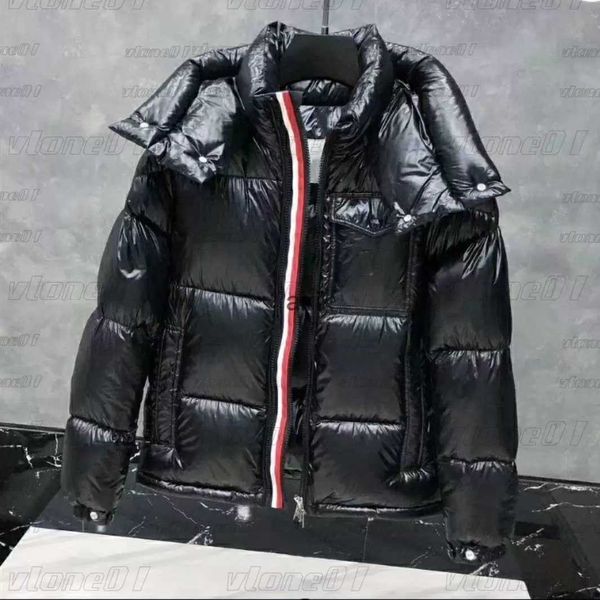 

fashion mens coat designer womens down jacket padded jacket black couple thick warm winter outerwear
