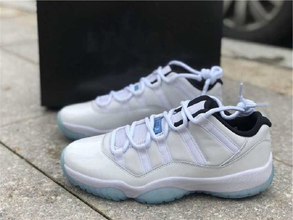 

designer shoes casual sneakers blue 11 low legend men basketball 11s xi tech grey-white-black mens av2187-117 original