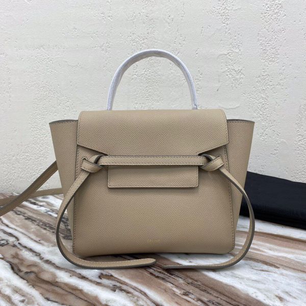 

filosophy recommend version nano belt bag genuine leather designer women crossbody solid color lady handbags 20cm 24cm