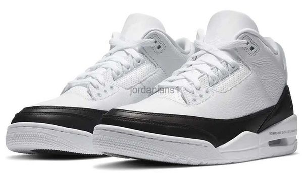 

designer shoes fragment design x jumpman 3 white black-white basketball sneakers sports trainers original accessories