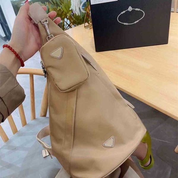 

clearance handbag large capacity leisure men's and women's chest messenger bag ultra light canvas nylon oxford backpack