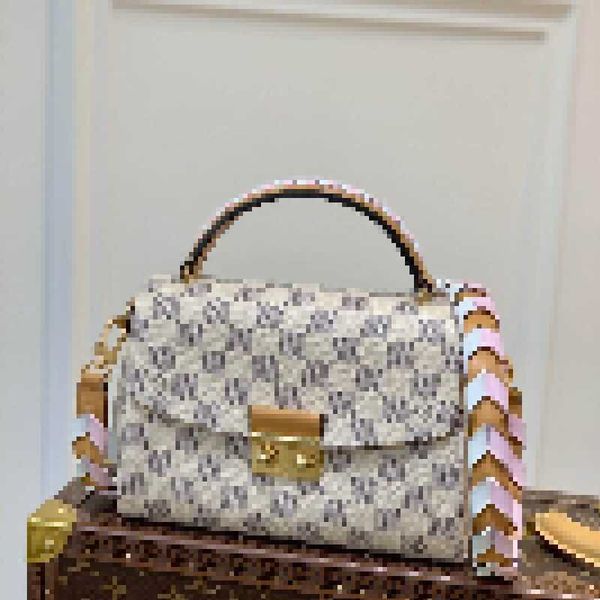 

luxury quality brand designer other bags croisette handbag n50053 letter handbags shoulder messenger bag b1cb, Black