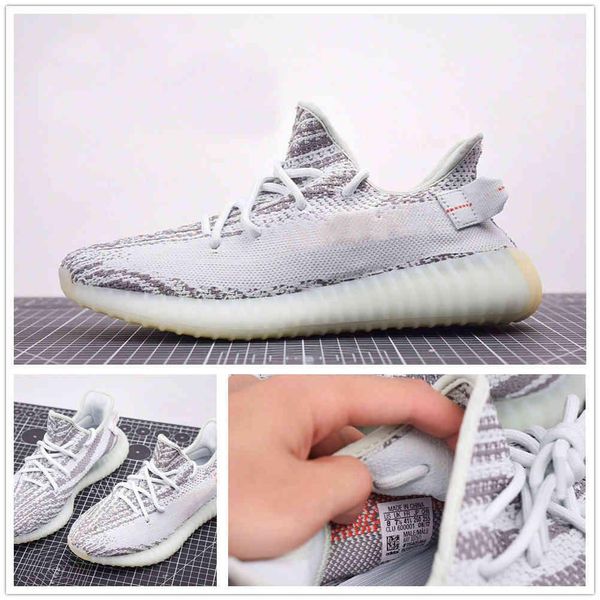 

with box west v2 running shoes abez eliada men women reflective trainers deser yezzies''350 yeezzy yezzzy yeezie kanyes boost 35 v, Black