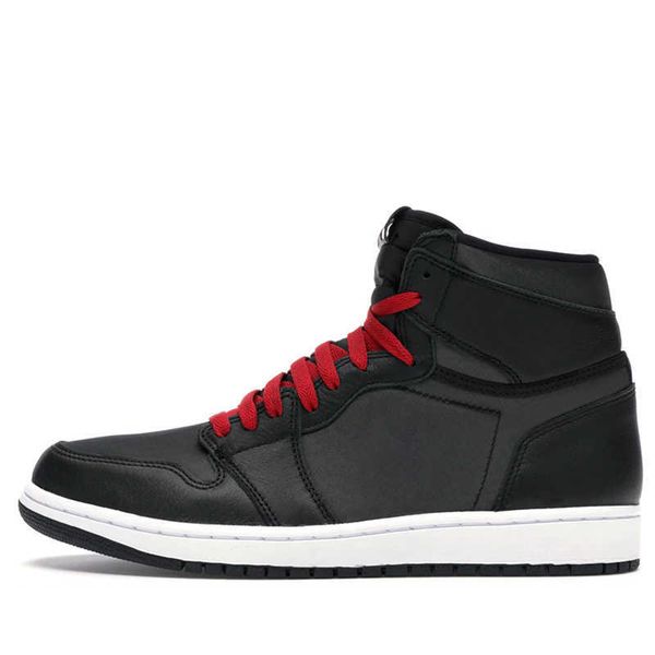 

shoes basketball jumpman sneakers high black satin gym red men women 1 1s