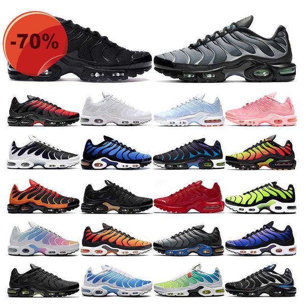 

running shoes sneaker trainer black white volt glow hyper pastel blue outdoor sport 2022 airmaxs tn plus air oreo women breathable