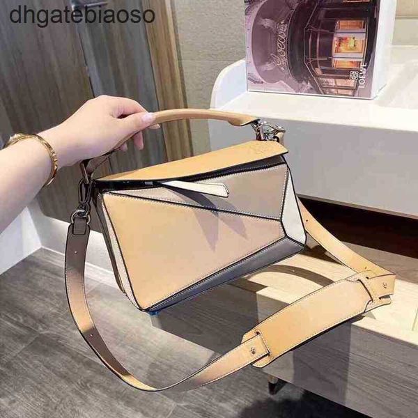 

puzzles handbag crossbody loewss bag classic leather handbags woman bags designer single shoulder 25cm ij64