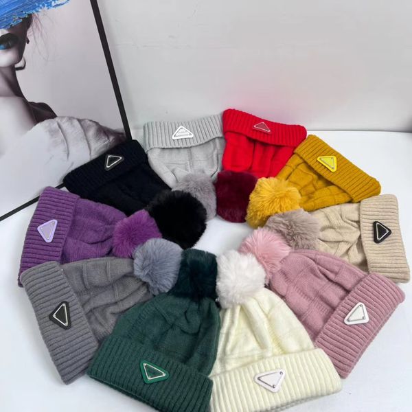 

luxury cap beanie designer bucket hat bonnet homme pra fashion brand casquette baseball caps winter women knitted hats woolen pom skull bean, Blue;gray