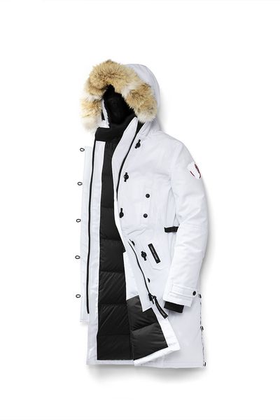 

women's down parkas canadian goose jacket canada deigner cg coat winter women parka puffer zipper windbreaker thick warm outwear hooded, Black