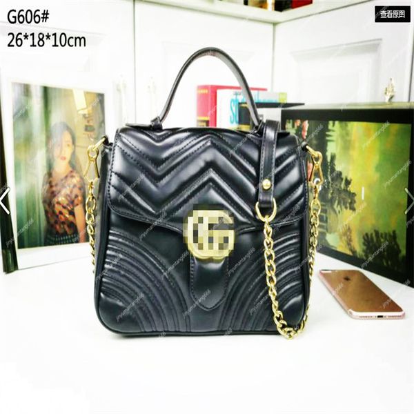 

guccie designers leather women shoulder gg bags crossbody luxury handbags clutch purses ladies wallets tote gold silver black chain bag loui