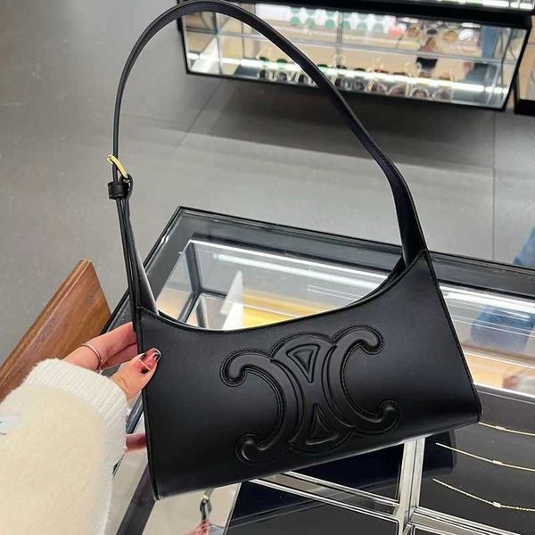 

fashion designer bags celinns luxury handbag triumphal arch bag new norman french stick leather women's one shoulder handheld armpit cr