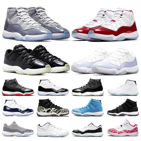 

cherry 11s men basketball shoes low 72- cool grey 25th anniversary bred concord gamma blue women 11 pantone outdoor trainer sneakers, Black