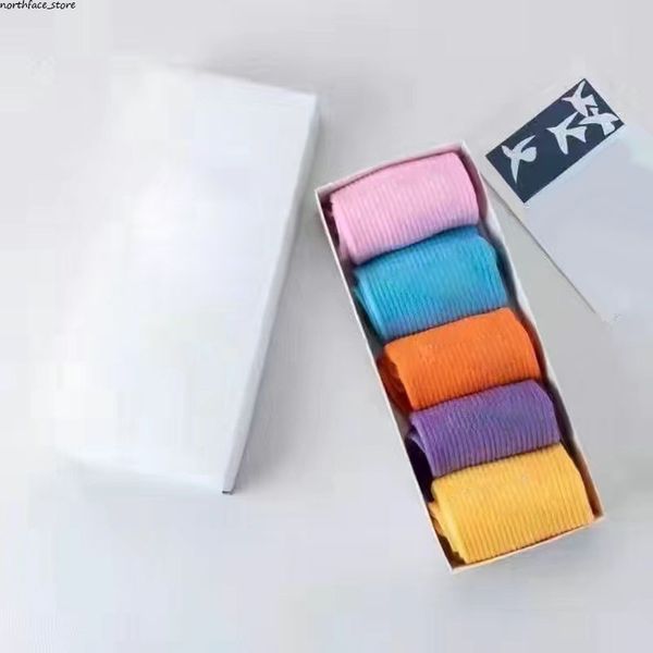 

wholesale socks men's women stockings pure cotton 10 colors sport sockings letter nk print, Black