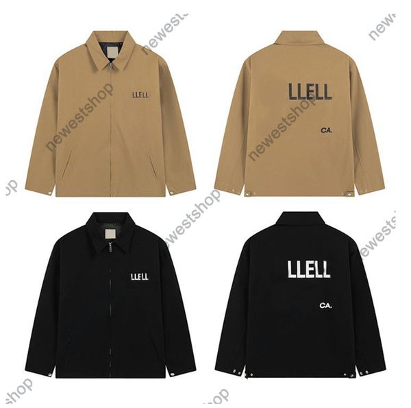 

2022 autumn winter europe coat plus size men outdoor casual zipper white print high street women windproof jacket, Black;brown