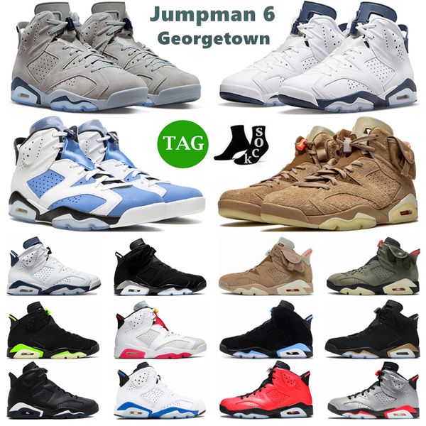 

og jumpman 6 basketball shoes men women 6s unc metallic silver british khaki electric green oreo dmp angry bull ts olive men tr air jorden j, Black