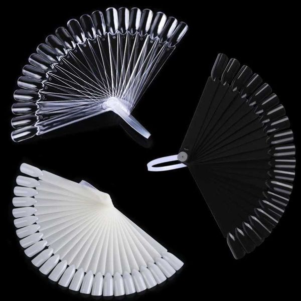 

oval false display nail art fan wheel practice board tip sticks for dipping powder colors uv gel nails polish display chart tablero de pract