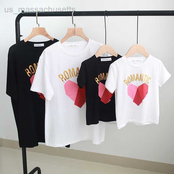 

family matching outfits net red parent-child summer clothes 2022 new fashion family three mouth four mouth short sleeved l221108, Blue
