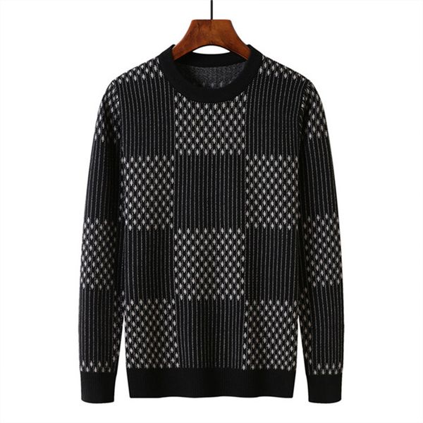 

designer sweater man for woman knit crow neck womens fashion letter black long sleeve clothes pullover oversized blue a21, White;black