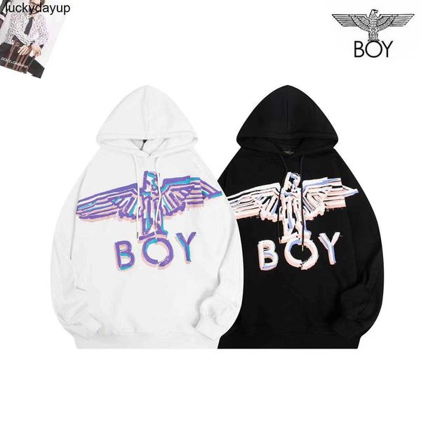 

men's hoodies sweatshirts designer 22 new winter couples' fashion brand boys print loose sweatshirt hoodie, Black