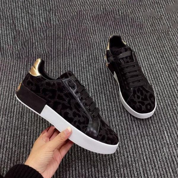 

handmade sneakers famous shoes trainers fashion real leather multicolor gradient technical men women size35-45 kljj0002 atd vnh, Black