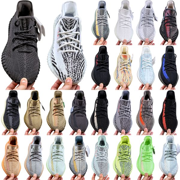 

2022 v2 shoes static 3m reflective gypsophila running shoes beluga 2.0 sesame butter semi-frozen yellow cream white zebra mens womens sneake, Black