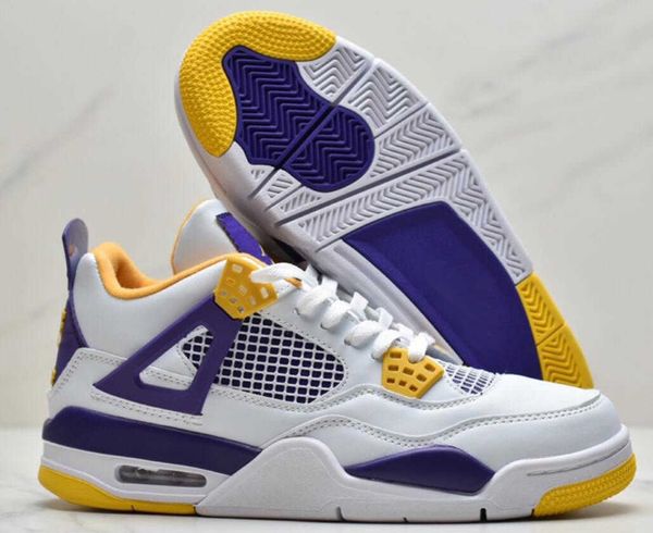 

designer shoes running 4 nrg raptors basketball 4s white purple yellow sneakers