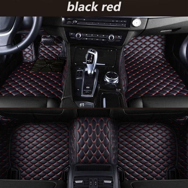 

applicable to kia niro 2017-2018 car mat luxury surrounded by indoor waterproof leather green carpet stitching mat257s