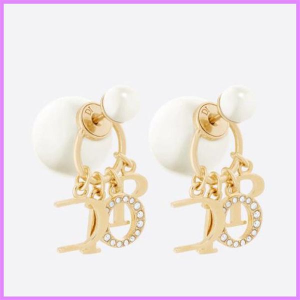 

womens earrings fashion pearl ear studs designer earring for lady women party wedding lovers gift engagement jewelry diamonds g2242912f295a, Golden;silver