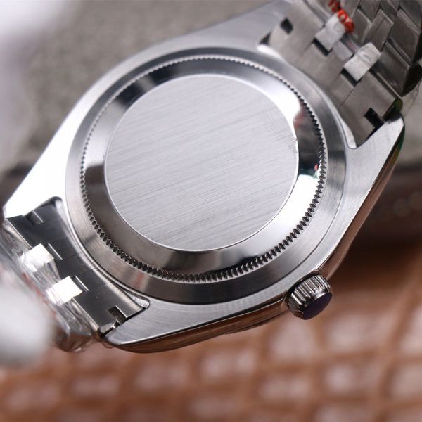 

round dhgate dial 41mm 36mm mens and women's diamond ring watch popular new series fashion casual auto mechanical watch montre de luxe, Slivery;golden