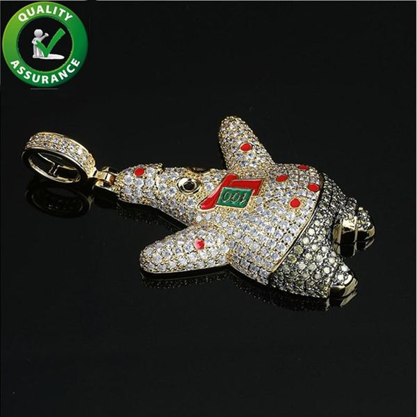 

iced out pendant hip hop jewelry luxury designer necklace mens gold chain pendants bling diamond cartoon charms rapper fashion accessor220d, Silver