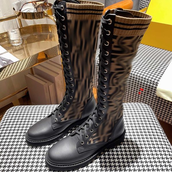 

2023 luxury designer boots double g splicing leather shoes autumn winter martin boot ladies ankle cowskin shoe fashion camfort booties with, Black