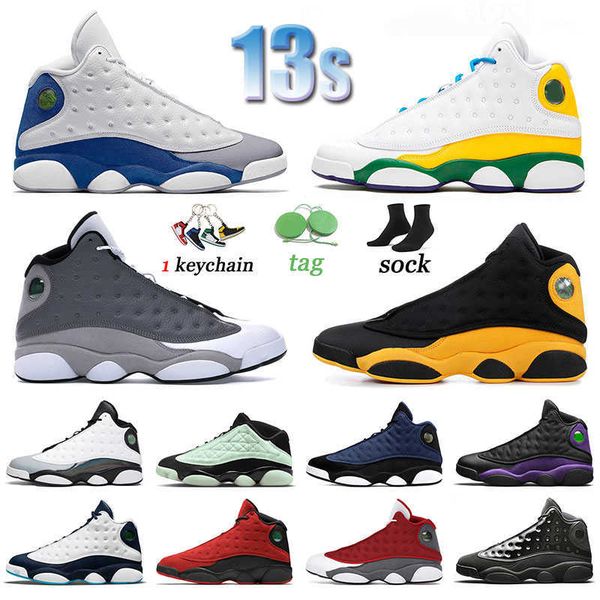 

french blue 13s mens basketballs shoes jumpman 13 barons alternate sneakers obsidian women trainers athletic del sol black cat singles day